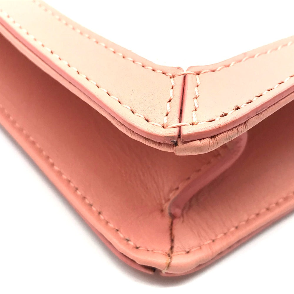 BALENCIAGA 410119 Men's and Women's Classic Bag, Second Bag, Clutch Bag, Canvas/Leather, Unisex, Natural x Pink