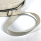 GUCCI 523589 Logo Print Messenger Bag Shoulder Bag Leather Women's White