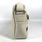 GUCCI 523589 Logo Print Messenger Bag Shoulder Bag Leather Women's White