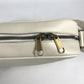 GUCCI 523589 Logo Print Messenger Bag Shoulder Bag Leather Women's White