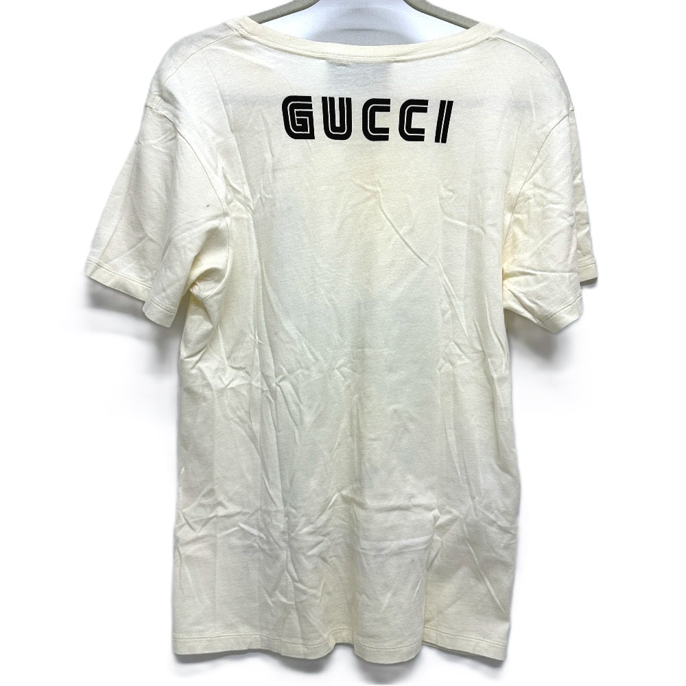 GUCCI 492347 ANIMISMO バンビプリント アパレレル トップス 半袖Ｔシャツ コットン メンズ アイボリー系