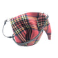 LOEWE 118.50.M93 Checkered Mini Bag, 2-Way Shoulder Bag, Canvas/Leather, Women's, Red, Red and Multicolor