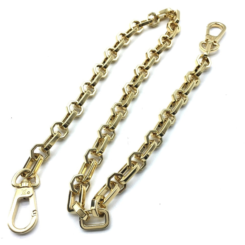 LOUIS VUITTON M55821 LVロック チェーン ドフィネMM カバン 2WAY ショルダーバッグ カーフスキン レディース ノワール ブラック