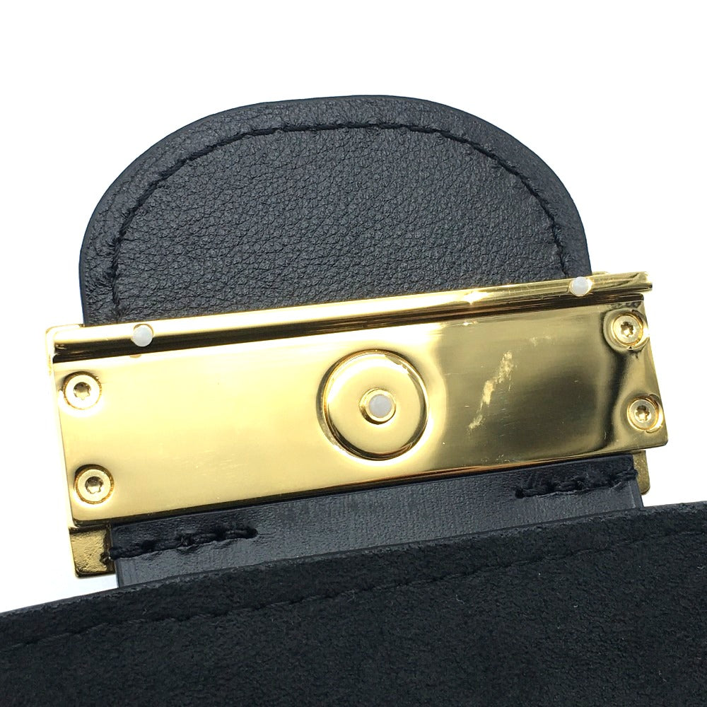 LOUIS VUITTON M55821 LVロック チェーン ドフィネMM カバン 2WAY ショルダーバッグ カーフスキン レディース ノワール ブラック
