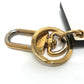 LOUIS VUITTON M00004 Trunk Petite Malle Bag Keychain Charm Key Ring Metal Women's White White x Black x Gold