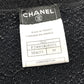 CHANEL P29091K00191 06A Glitter Knit Flare Skirt and Long Sleeve Knit Top and Bottom Set, Wool, Women's, Black