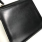Salvatore Ferragamo Gancini Shoulder Bag, 2-Way Leather, Black, Women's