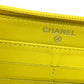 Chanel CC Coco Mark Round Fastener Long Wallet (dengan duit syiling) wanita cabiaskin