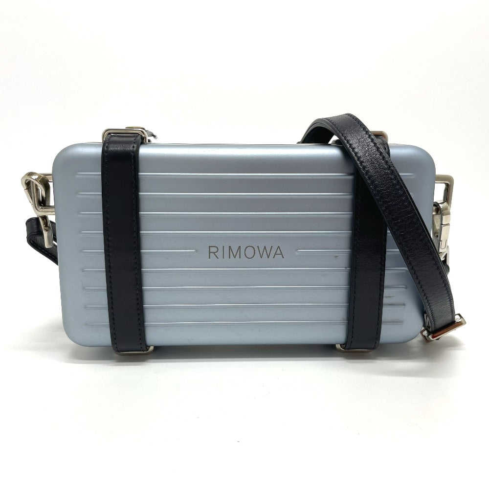 Dior 2DRCA295YWT Rimowa Collaboration Wallet Personal Clutch Bag, 2-Way Wallet/Travel Case, Aluminum, Men's, Blue