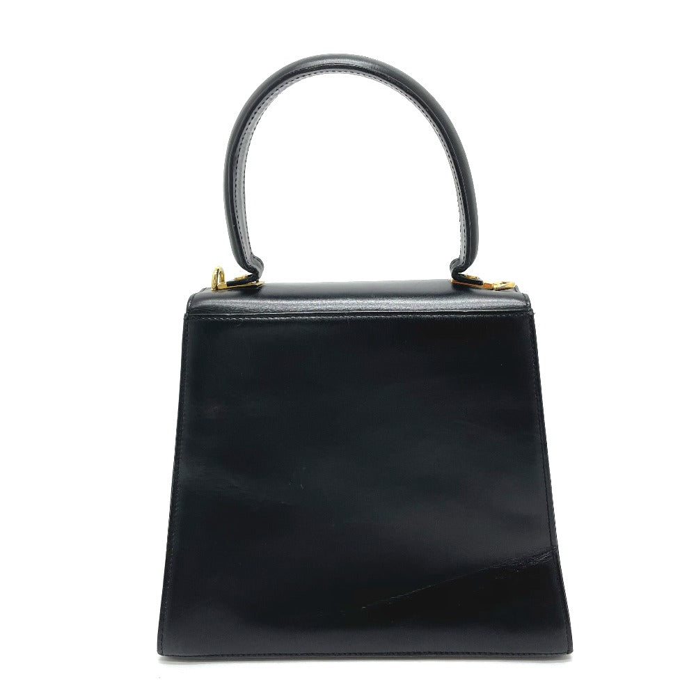Salvatore Ferragamo O212193 ガンチーニ 2WAY ミニ カバン 斜め掛け ショルダーバッグ レザー レディース ブラック