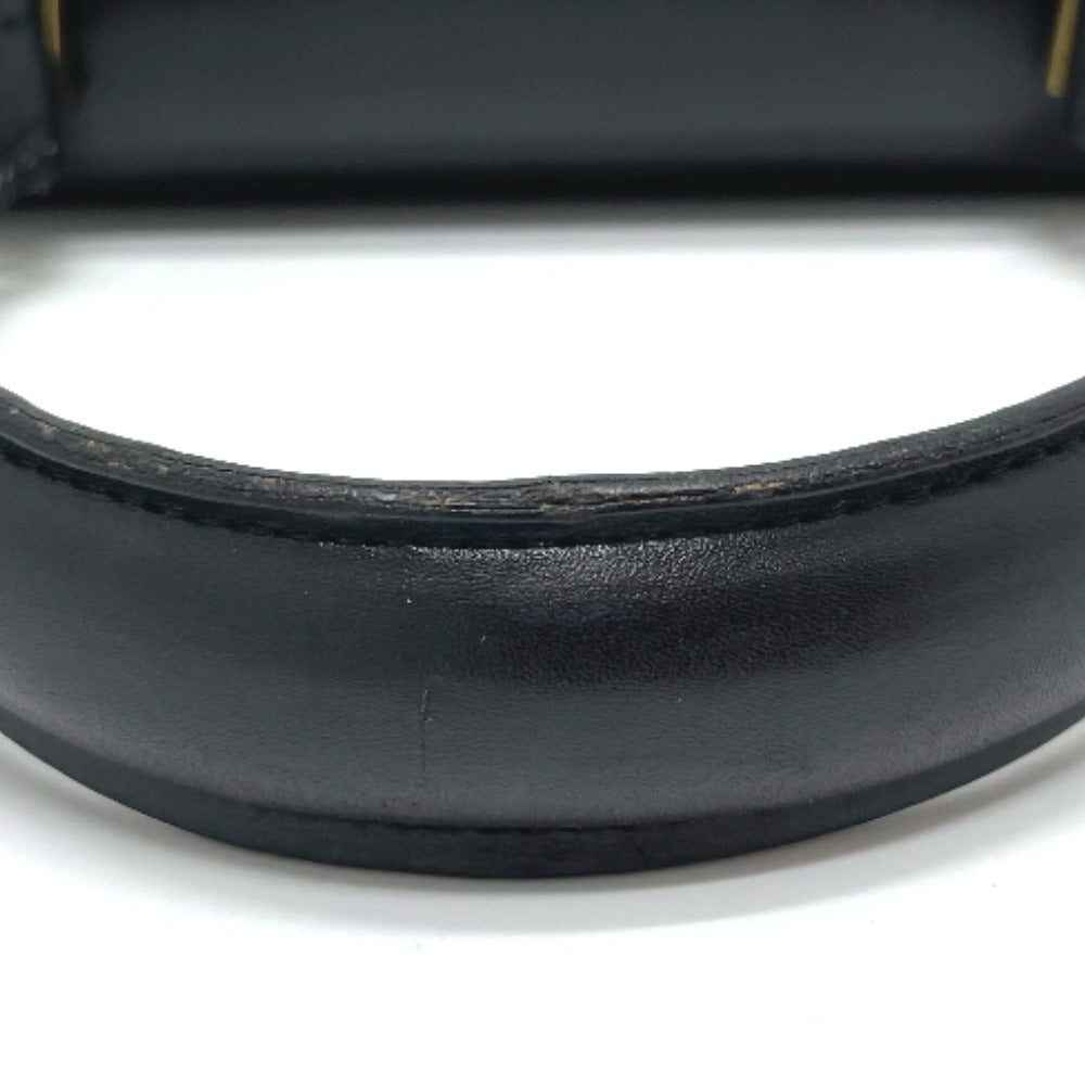 Salvatore Ferragamo O212193 ガンチーニ 2WAY ミニ カバン 斜め掛け ショルダーバッグ レザー レディース ブラック