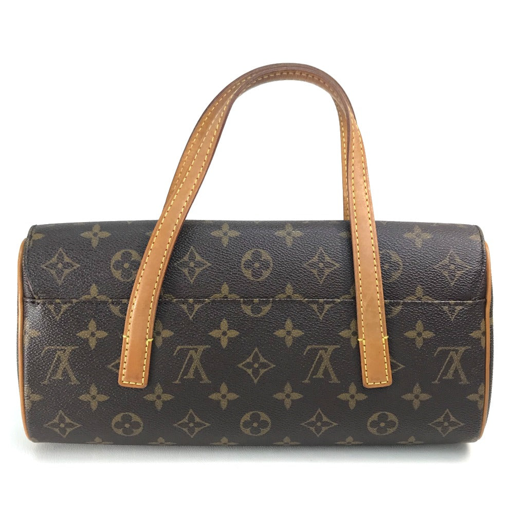 LOUIS VUITTON M51902 Monogram Sonatine Handbag, Monogram Canvas, Women's, Brown