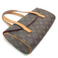 LOUIS VUITTON M51902 Monogram Sonatine Handbag, Monogram Canvas, Women's, Brown