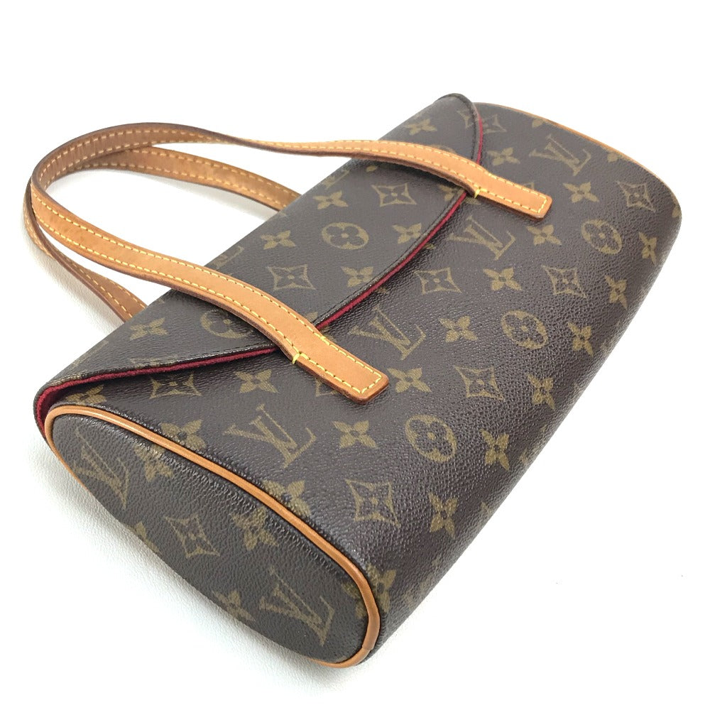 LOUIS VUITTON M51902 Monogram Sonatine Handbag, Monogram Canvas, Women's, Brown