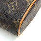 LOUIS VUITTON M51902 Monogram Sonatine Handbag, Monogram Canvas, Women's, Brown