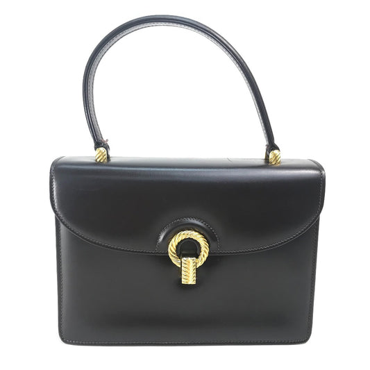 GUCCI Vintage Gucci Accordion Bag, One-Handle Leather Handbag, Women's, Brown with Gold Hardware