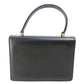 GUCCI Vintage Gucci Accordion Bag, One-Handle Leather Handbag, Women's, Brown with Gold Hardware