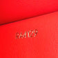 LOUIS VUITTON M69069 Japan-exclusive Portefeuille Capucines XS Compact Tri-fold Wallet in Taurillon Leather, Coral Tahiti Red