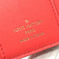 LOUIS VUITTON M69069 Japan-exclusive Portefeuille Capucines XS Compact Tri-fold Wallet in Taurillon Leather, Coral Tahiti Red