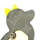 LOUIS VUITTON M63280 Monogram Titanium Porte Address Dog Pop-Up Limited Edition Charm Monogram Canvas Women's Gray