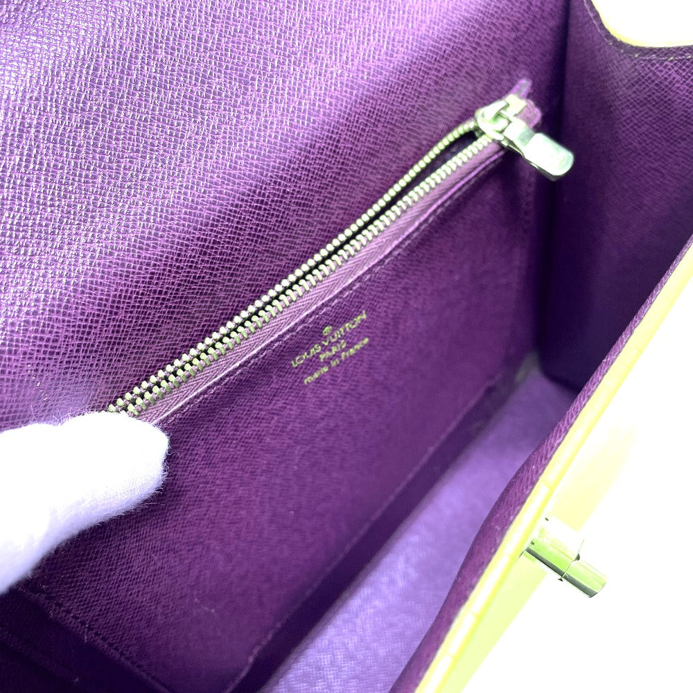 LOUIS VUITTON M52379 Epi Malesherbes Square Handbag in Epi Leather, Tassili Yellow
