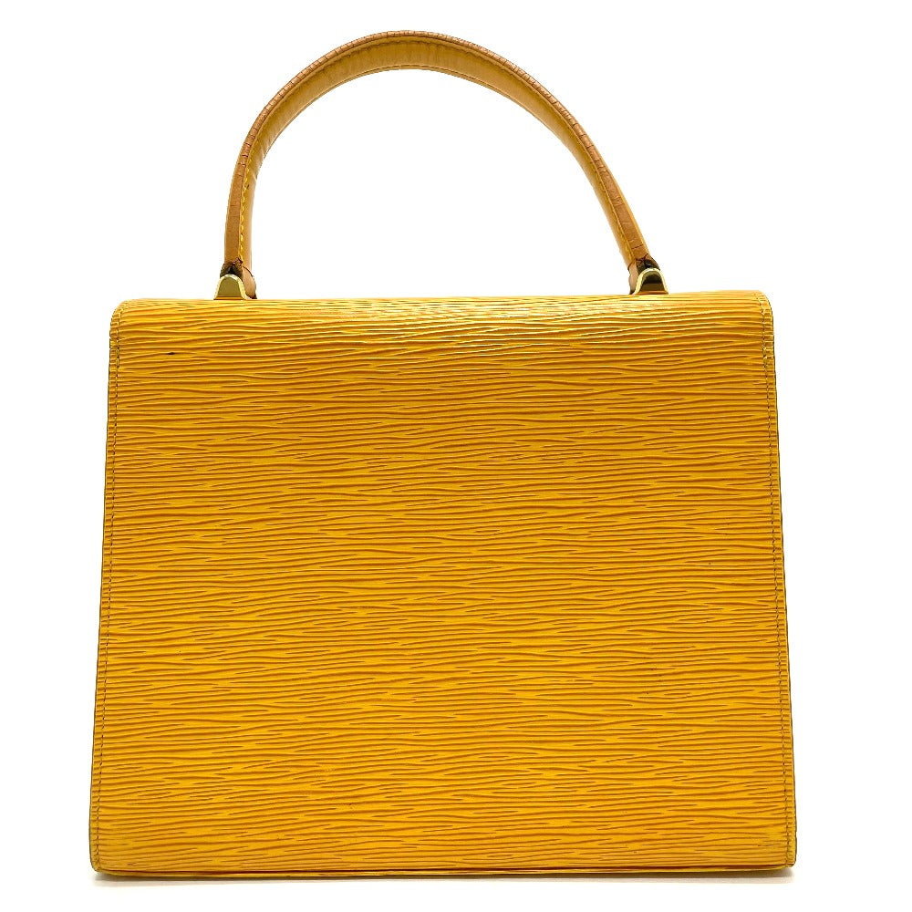 LOUIS VUITTON M52379 Epi Malesherbes Square Handbag in Epi Leather, Tassili Yellow