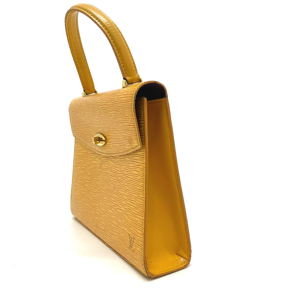 LOUIS VUITTON M52379 Epi Malesherbes Square Handbag in Epi Leather, Tassili Yellow