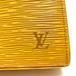 LOUIS VUITTON M52379 Epi Malesherbes Square Handbag in Epi Leather, Tassili Yellow
