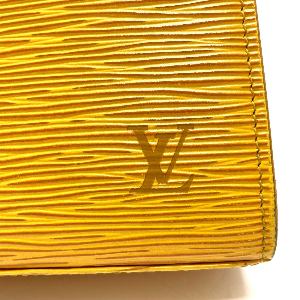 LOUIS VUITTON M52379 Epi Malesherbes Square Handbag in Epi Leather, Tassili Yellow
