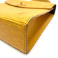 LOUIS VUITTON M52379 Epi Malesherbes Square Handbag in Epi Leather, Tassili Yellow