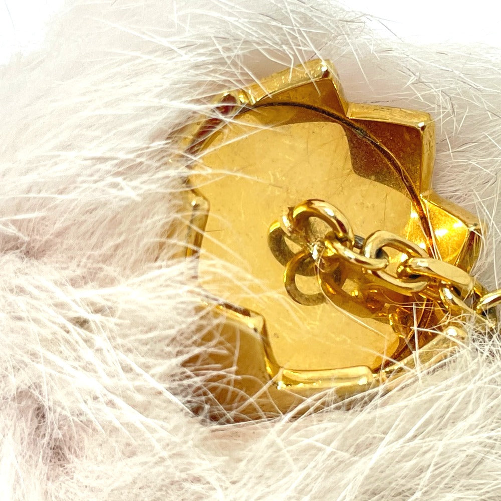 LOUIS VUITTON M67371 Fuzzy Bubble Keychain Bag Charm, Fur, Women's, Rose Claire, Pink