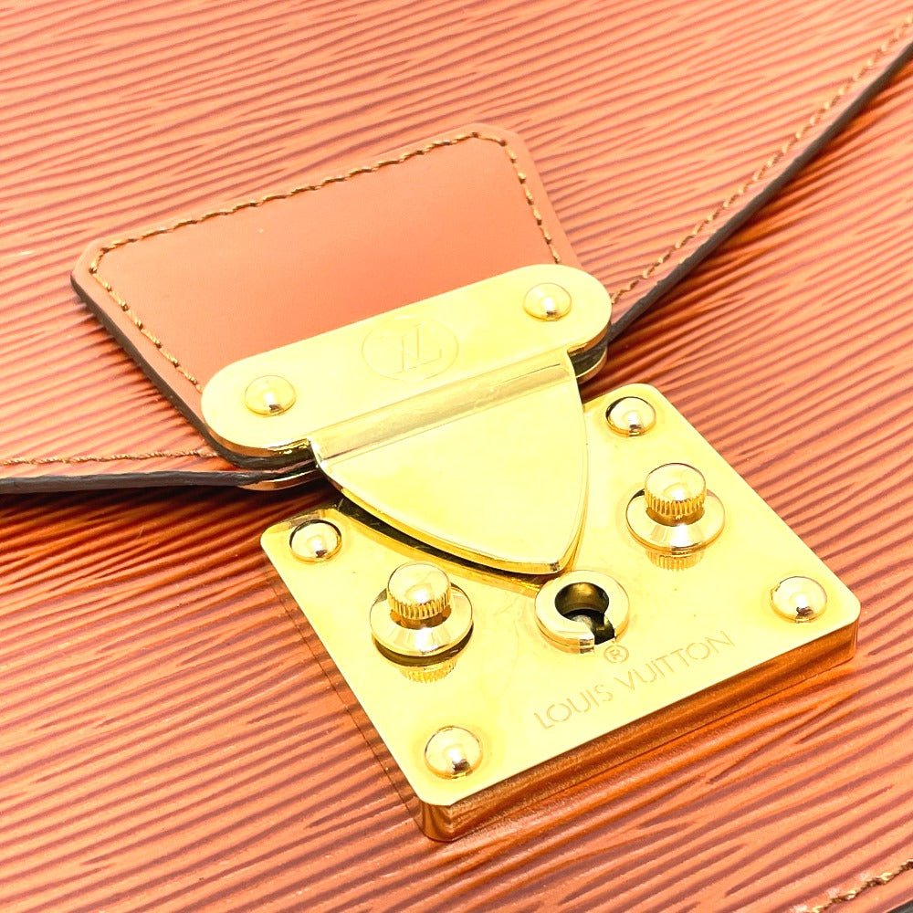 LOUIS VUITTON M52133 エピ コンコルド カバン ビジネスバッグ ハンドバッグ エピレザー レディース ケニアブラウン ブラウン