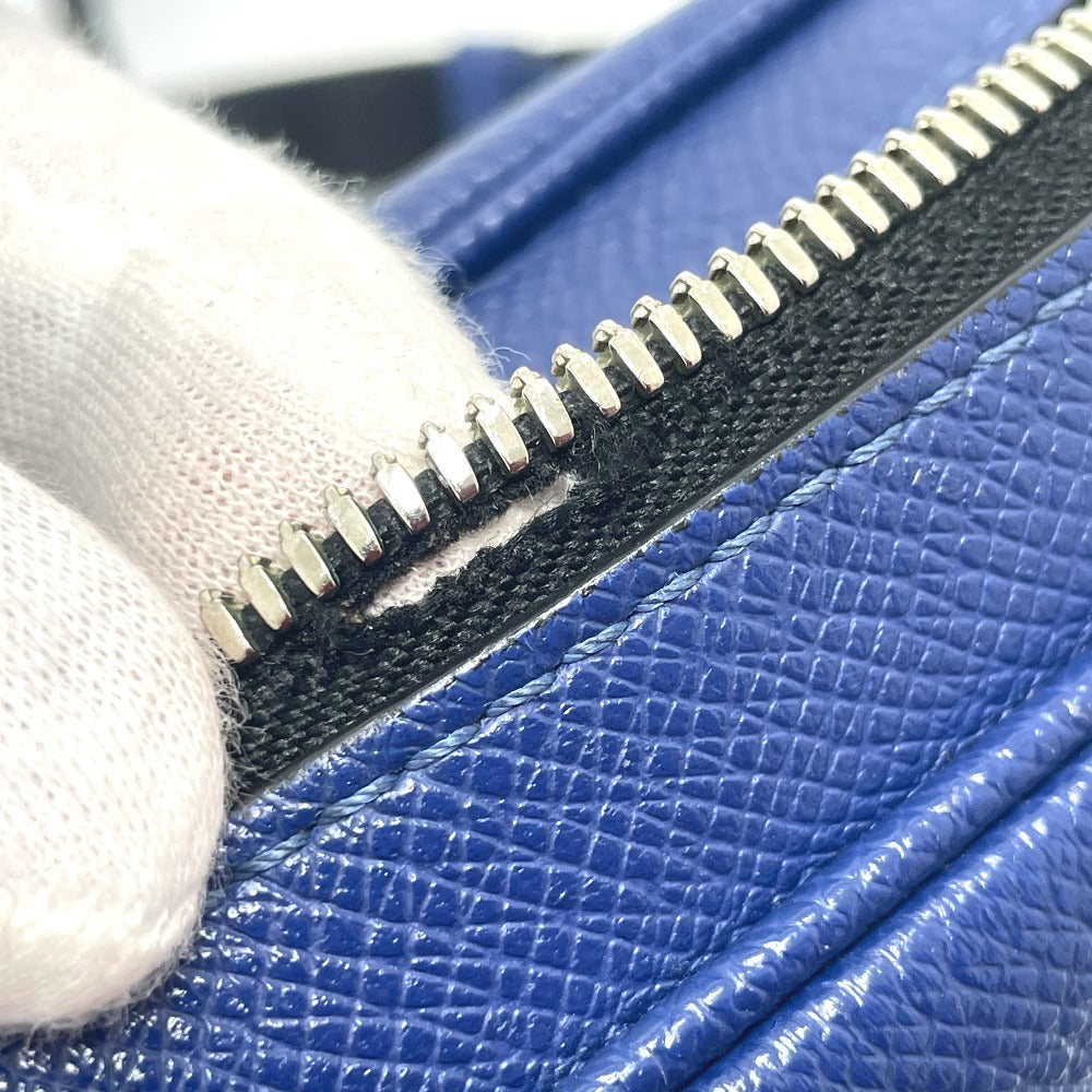 LOUIS VUITTON M33437 Taiga Outdoor Messenger Shoulder Bag in Taiga Leather, Men's, Cobalt Blue