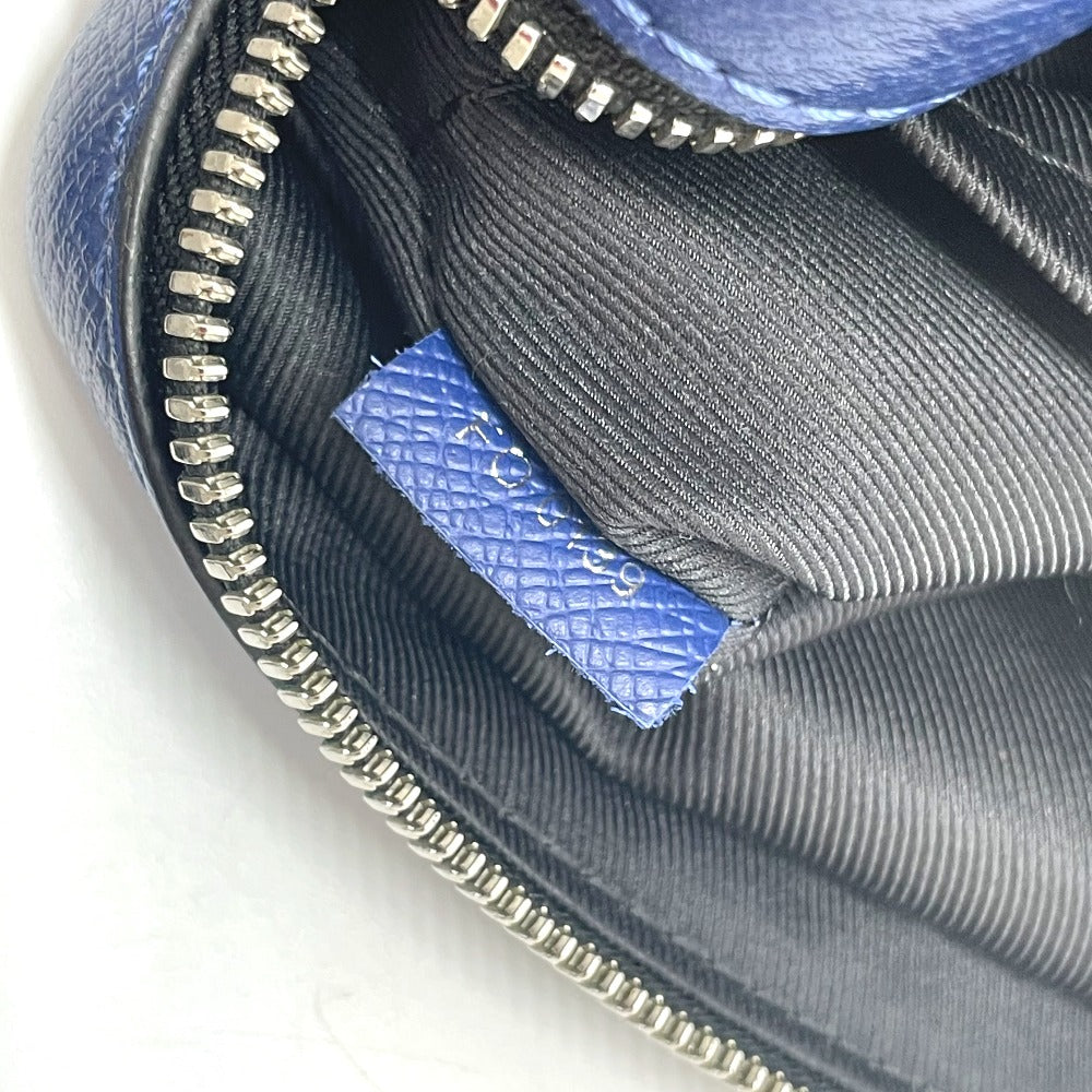 LOUIS VUITTON M33437 Taiga Outdoor Messenger Shoulder Bag in Taiga Leather, Men's, Cobalt Blue