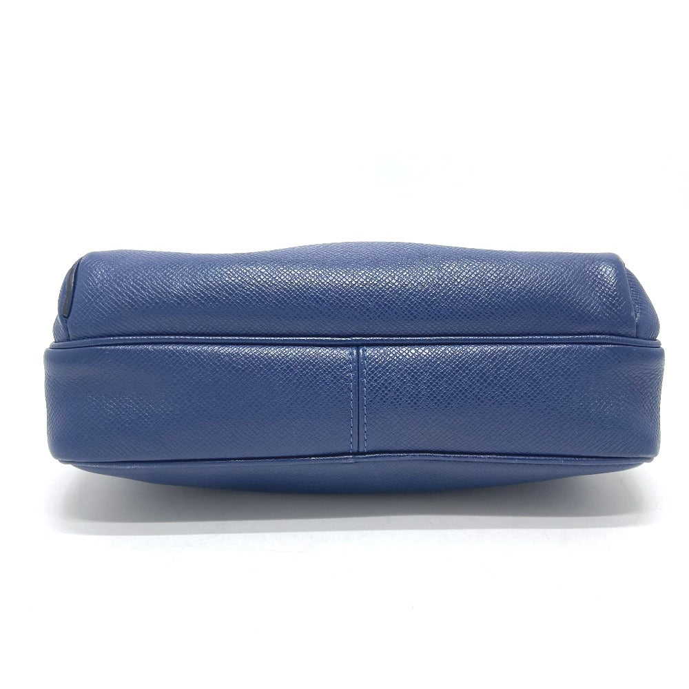 LOUIS VUITTON M33437 Taiga Outdoor Messenger Shoulder Bag in Taiga Leather, Men's, Cobalt Blue