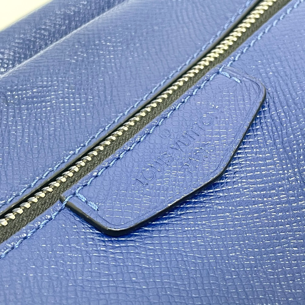 LOUIS VUITTON M33437 Taiga Outdoor Messenger Shoulder Bag in Taiga Leather, Men's, Cobalt Blue