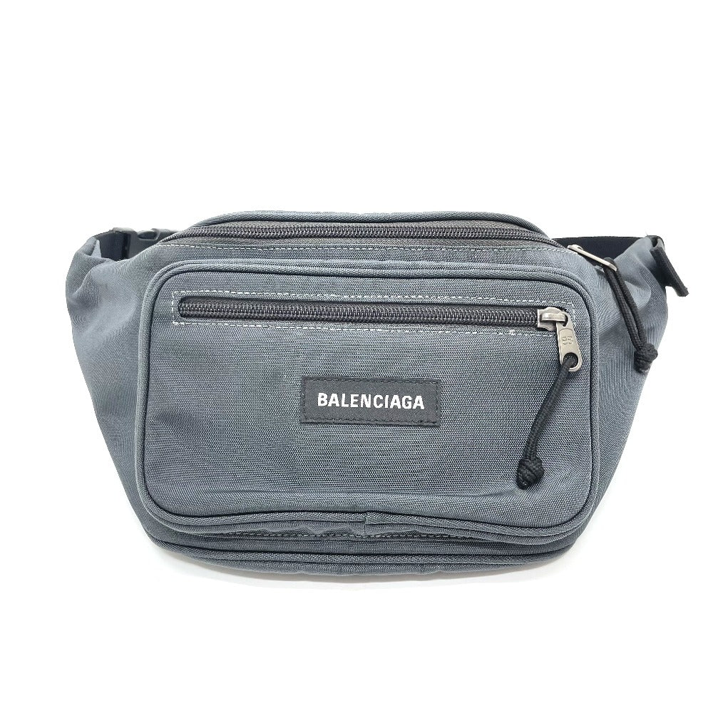 BALENCIAGA 482389 ウエストポーチ エクスプローラー カバン ベルトバッグ ウエストバッグ ナイロン ユニセックス グレー系