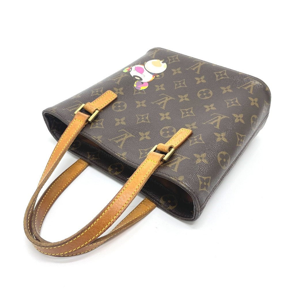 LOUIS VUITTON M51173 Monogram Panda Vavin PM Handbag in collaboration with Takashi Murakami, Monogram Canvas, Women's, Brown