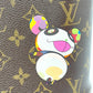 LOUIS VUITTON M51173 Monogram Panda Vavin PM Handbag in collaboration with Takashi Murakami, Monogram Canvas, Women's, Brown