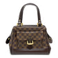 LOUIS VUITTON N51201 Damier Knightsbridge Top Handle Handbag in Damier Canvas and Brown Ebene