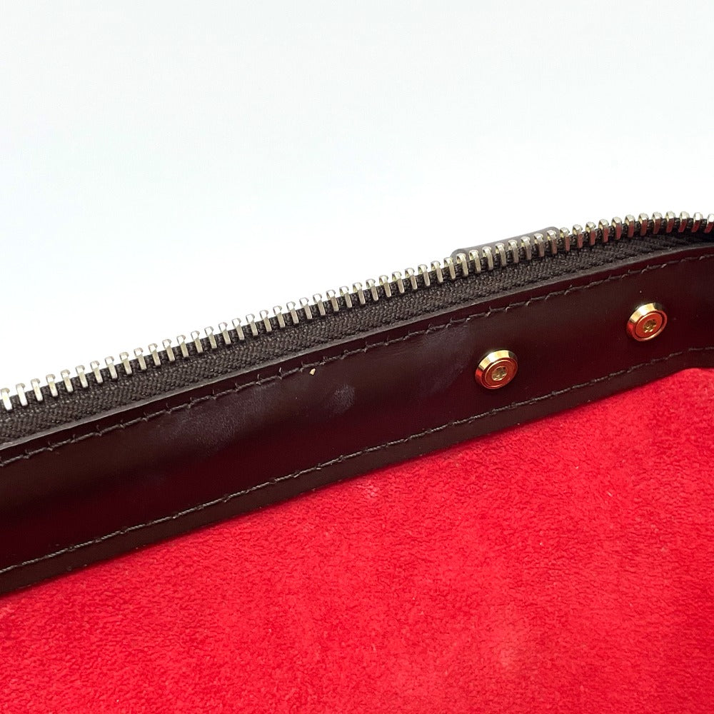 LOUIS VUITTON N51201 Damier Knightsbridge Top Handle Handbag in Damier Canvas and Brown Ebene