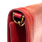 Salvatore Ferragamo Vara Ribbon Clutch Bag, 2-Way Pochette Shoulder Bag, Leather, Women's, Red