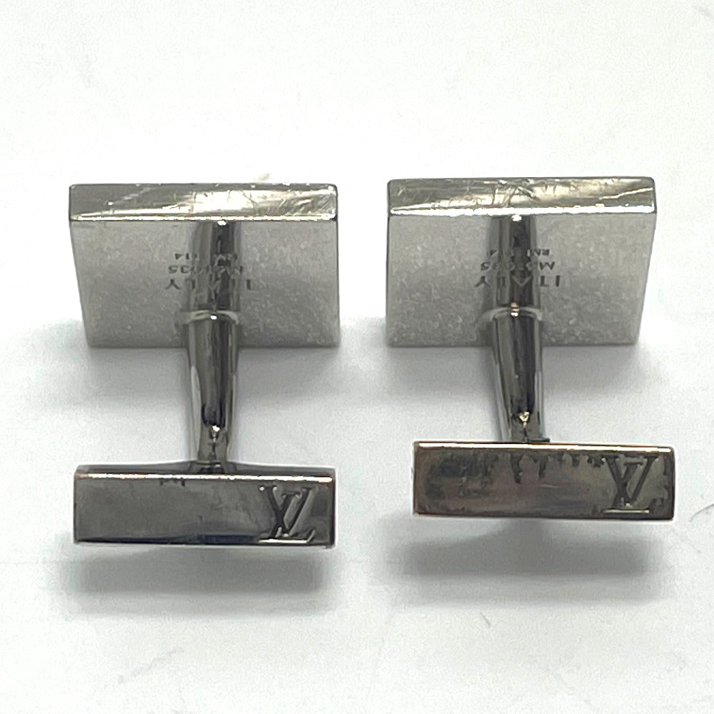 LOUIS VUITTON M61035 Damier Button de Manchette Cufflinks, Business Item, Damier Canvas, Men's, Silver