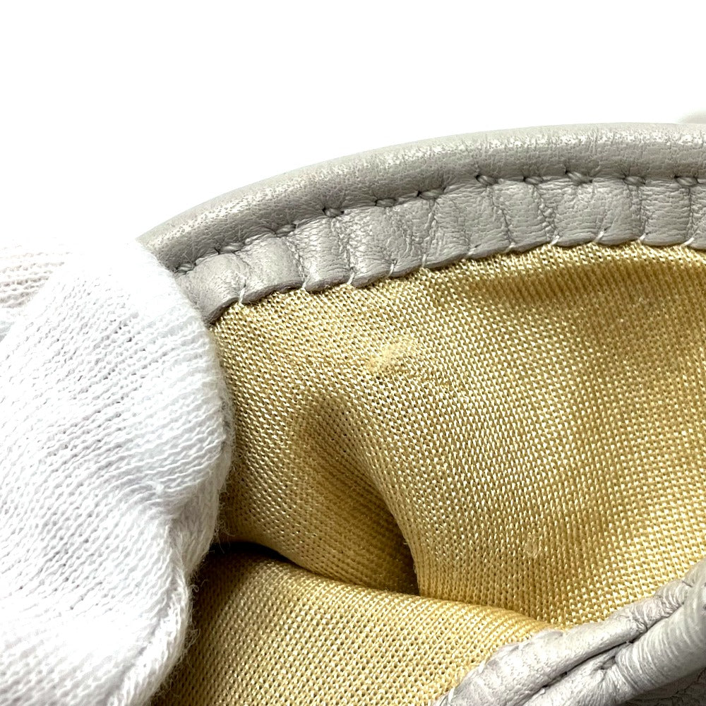 HERMES Jumbo Hook Motif Women's Gloves, Fashion Accessories, Leather Goods, Cold Weather Gear, Women's Leather Gloves, Gray