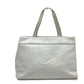 CHANEL CC Coco Mark Handbag/Tote/Shoulder Bag in Caviar Leather, White