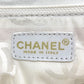 CHANEL CC Coco Mark Handbag/Tote/Shoulder Bag in Caviar Leather, White