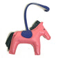 HERMES Horse Rodeo MM Bag Strap Charm by Anjo Milo Women's Rose Azalee x Electric Blue x Vert Chypre Pink x Blue x Gray