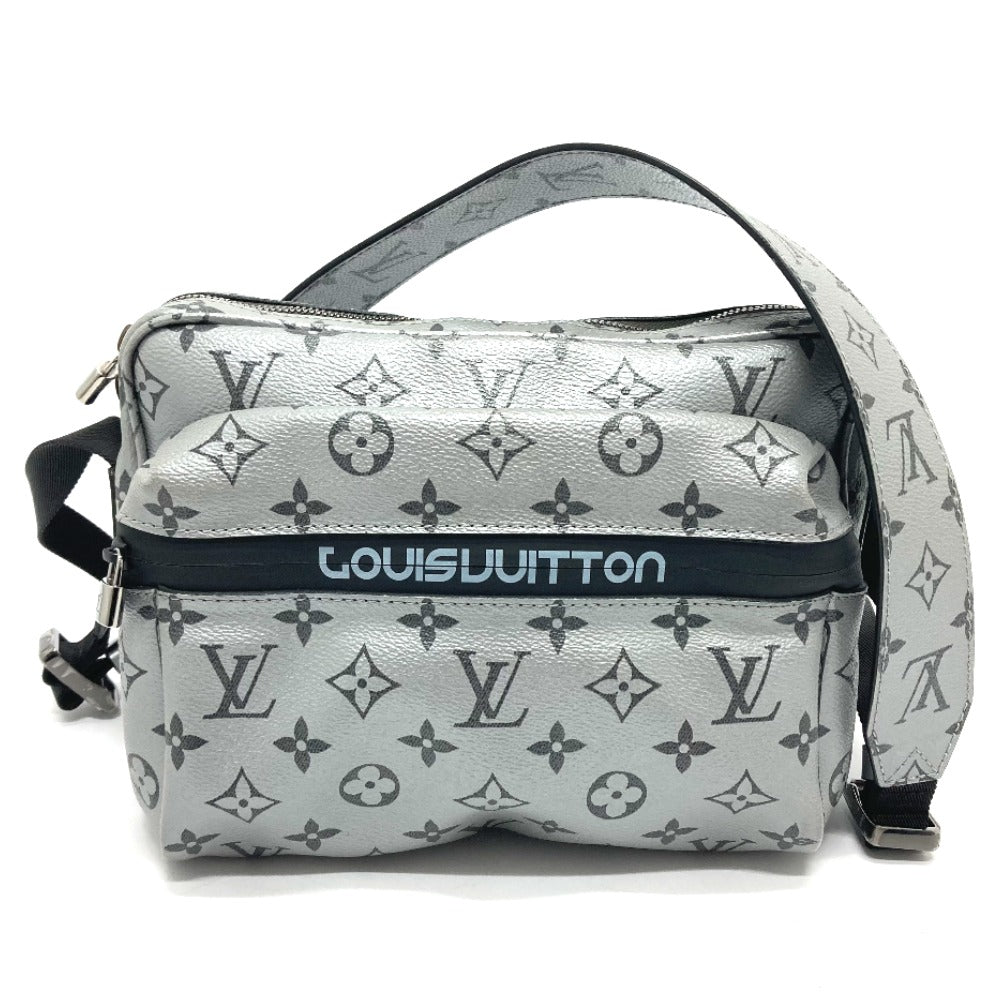 LOUIS VUITTON M43859 モノグラムリフレクト メッセンジャーPM カバン ショルダーバッグ モノグラムキャンバス メンズ シルバー