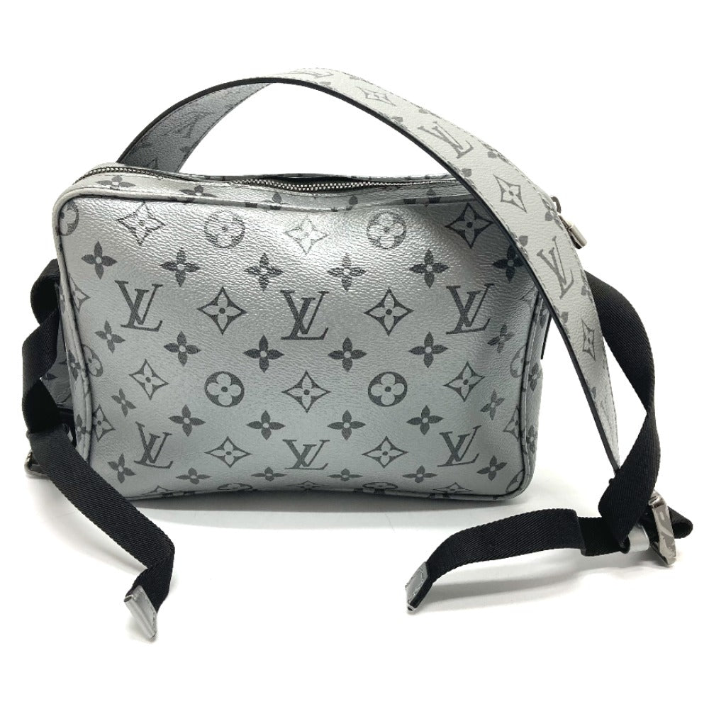 LOUIS VUITTON M43859 モノグラムリフレクト メッセンジャーPM カバン ショルダーバッグ モノグラムキャンバス メンズ シルバー
