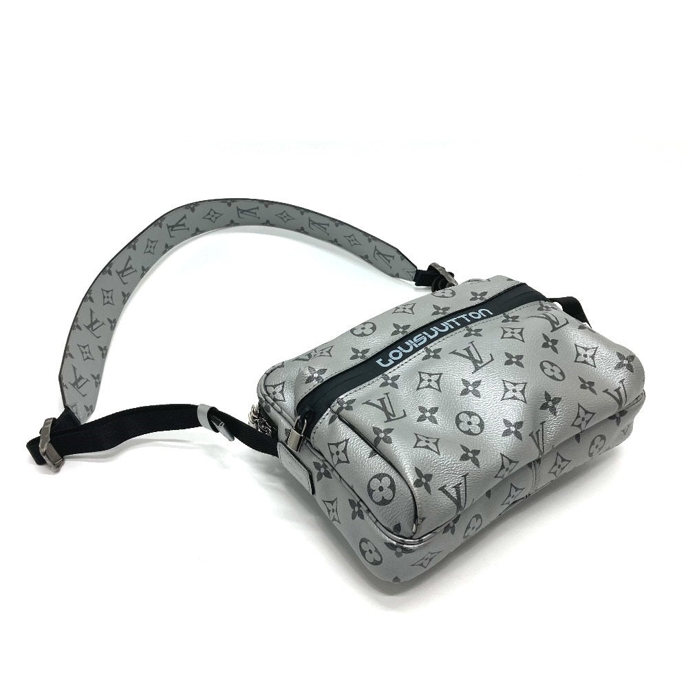 LOUIS VUITTON M43859 モノグラムリフレクト メッセンジャーPM カバン ショルダーバッグ モノグラムキャンバス メンズ シルバー
